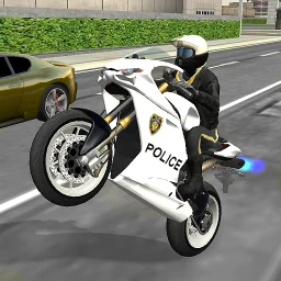 أيقونة Police Bike City Driving